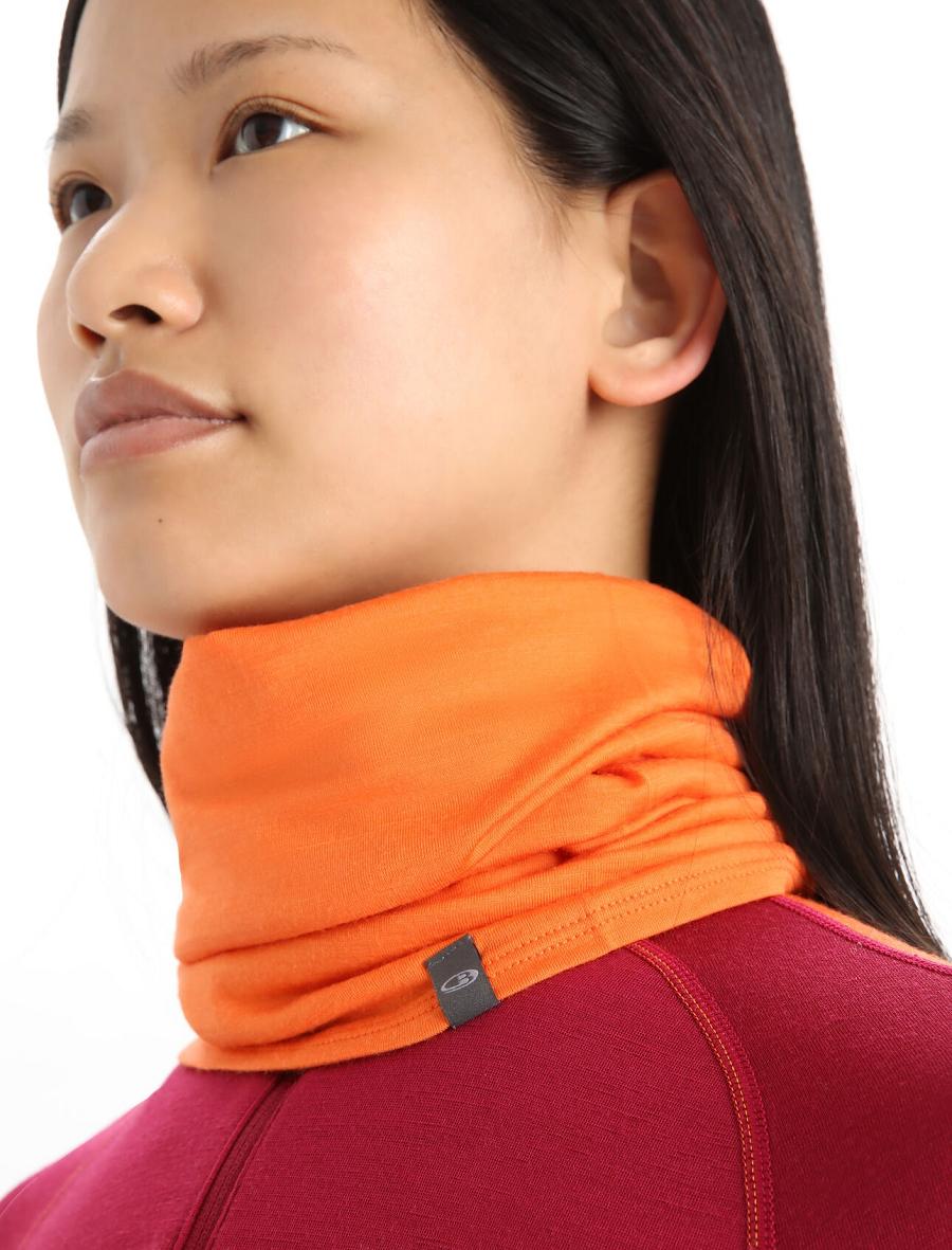 Flash Icebreaker Unisex Merino Flexi Chute Men's Scarves | AU 1069DFMN